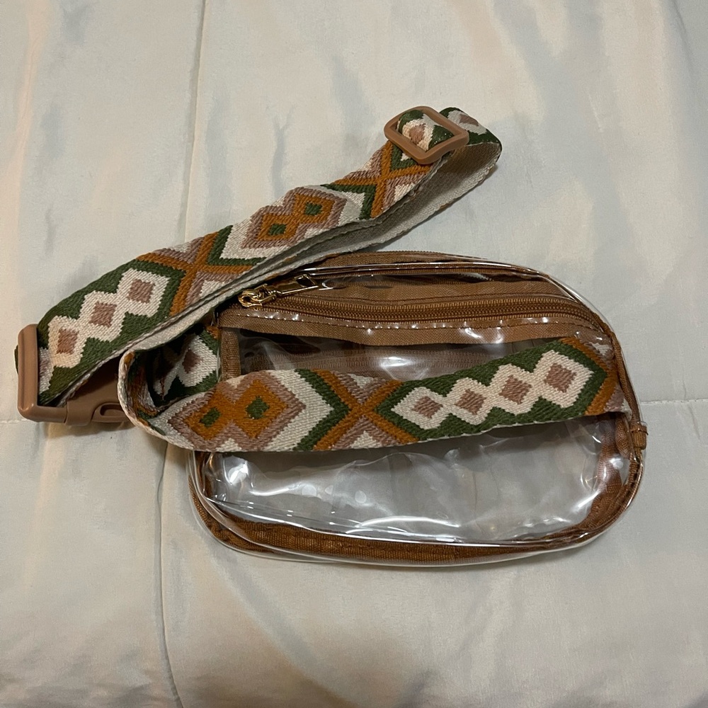 Clear Crossbody Stadium Bag